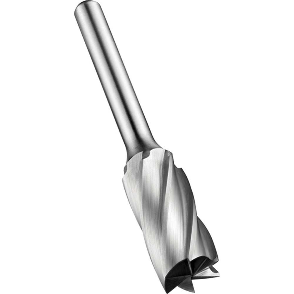 Dormer P833 Bright Cylinder Carbide Burr With Endcut 9.6mm 19mm 6mm