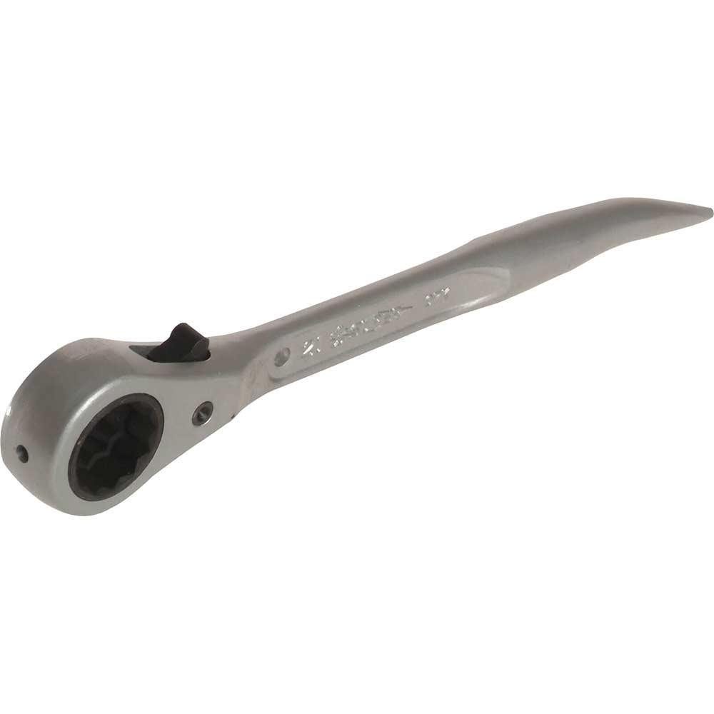 Priory 604AL Ratchet Bi Hexagon Podger Spanner Metric 19mm x 21mm