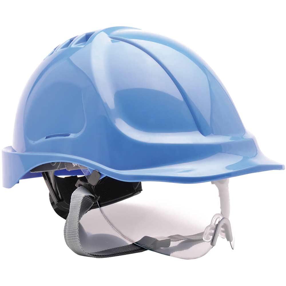 Portwest Endurance Safety Helmet and Visor Royal Blue