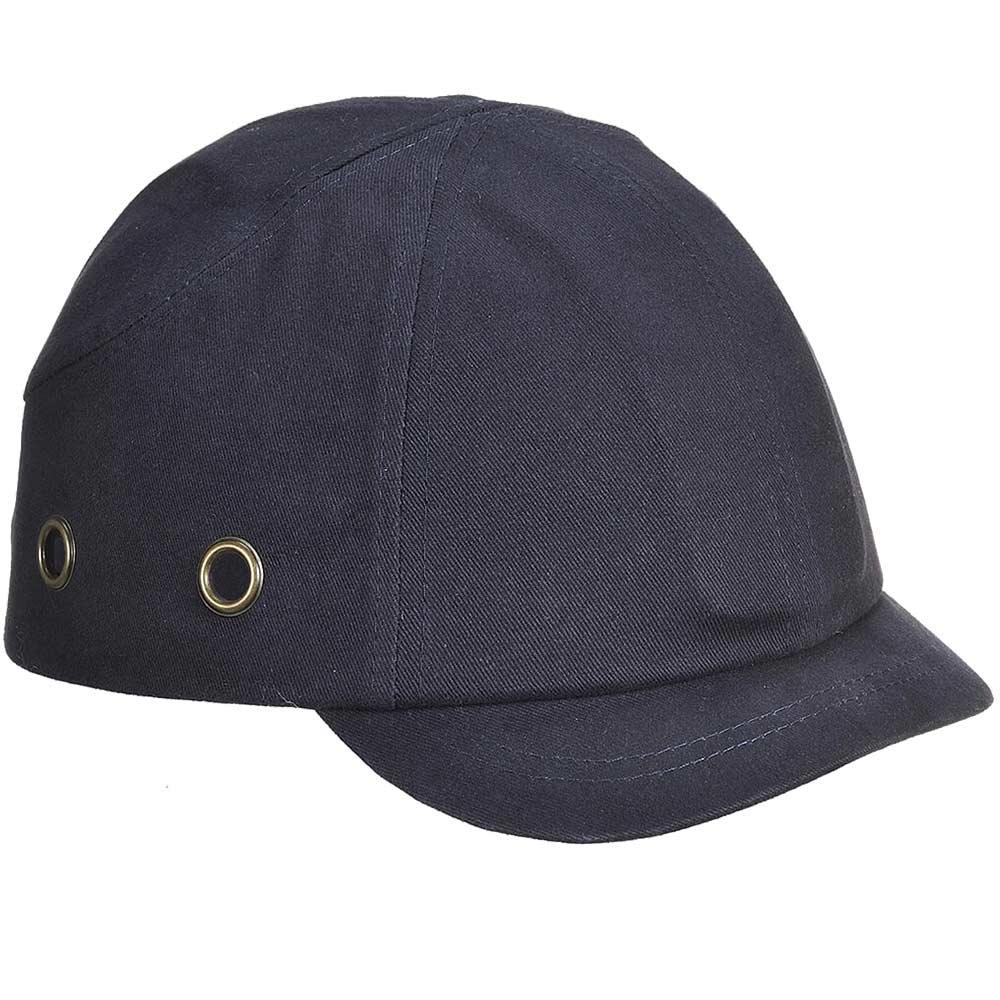 Portwest Short Peak Bump Cap Navy Blue