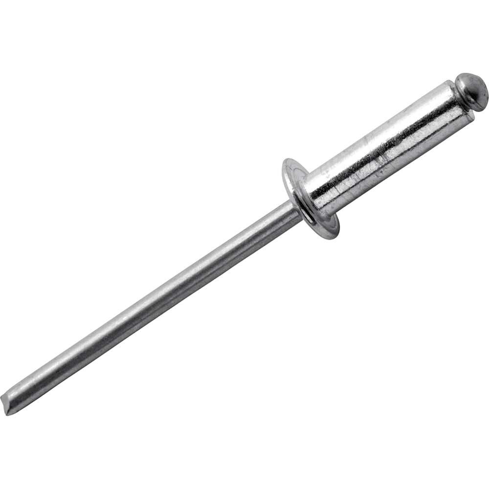 Rapid Standard Aluminium Rivets 4.8mm 14mm Pack of 100