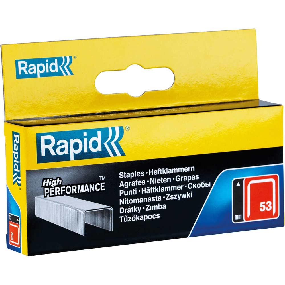 Rapid Type 53 Galvanised Staples 10mm Pack of 2500