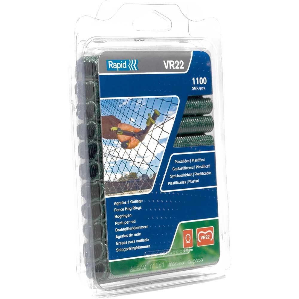 Rapid VR22 Fence Hog Rings Green