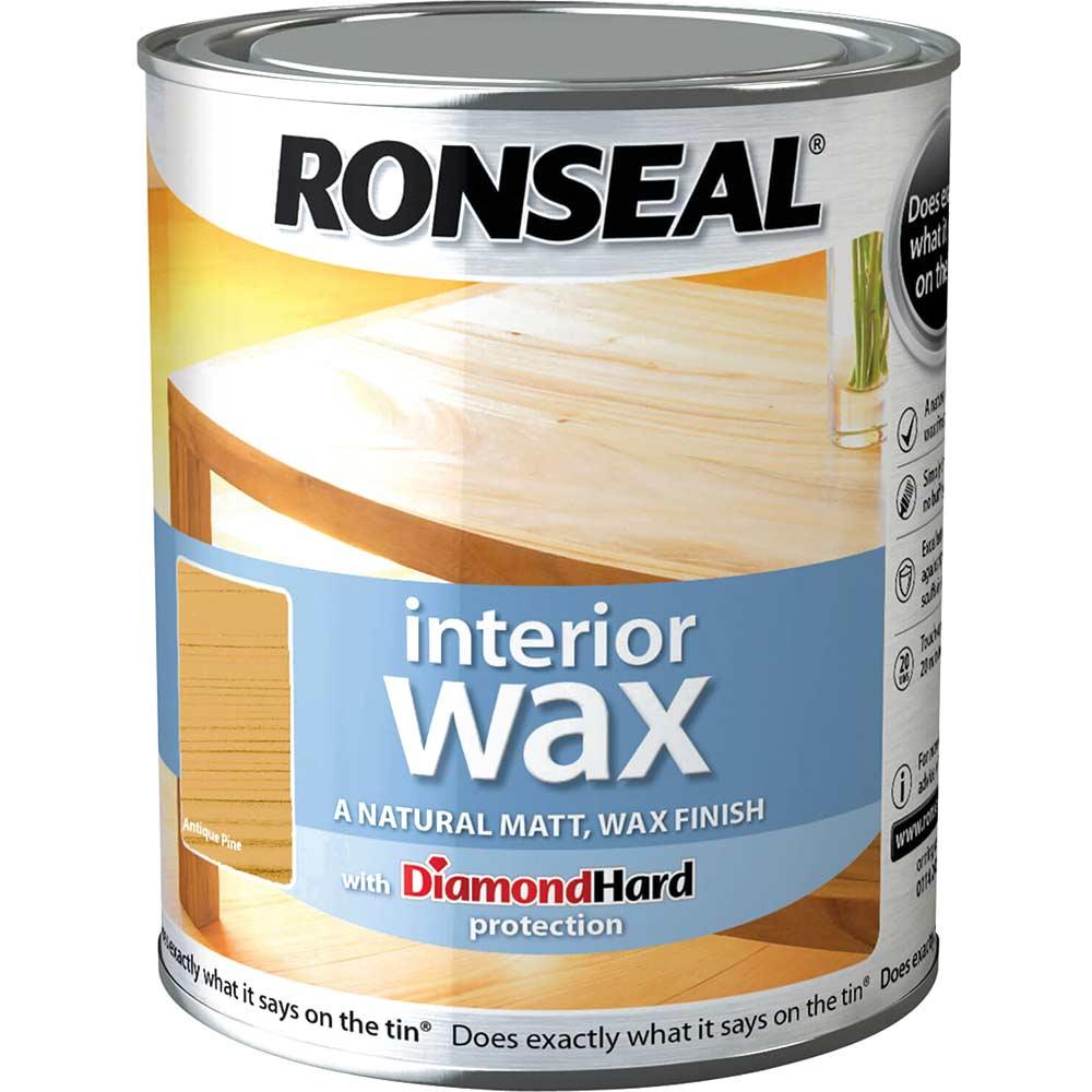 Ronseal Interior Wax Antique Pine 750ml
