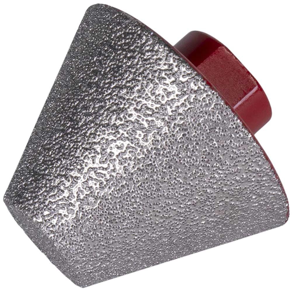 Rubi M14 Threaded Conical Diamond Grinding Stone 48mm