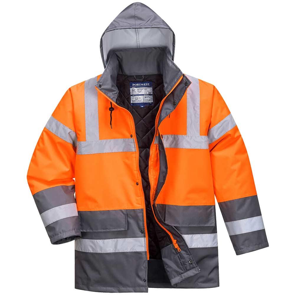 Oxford Weave 300D Class 3 Hi Vis Two Tone Traffic Jacket
