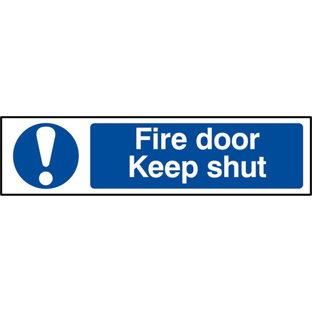 Scan Fire Door Keep Shut Sign