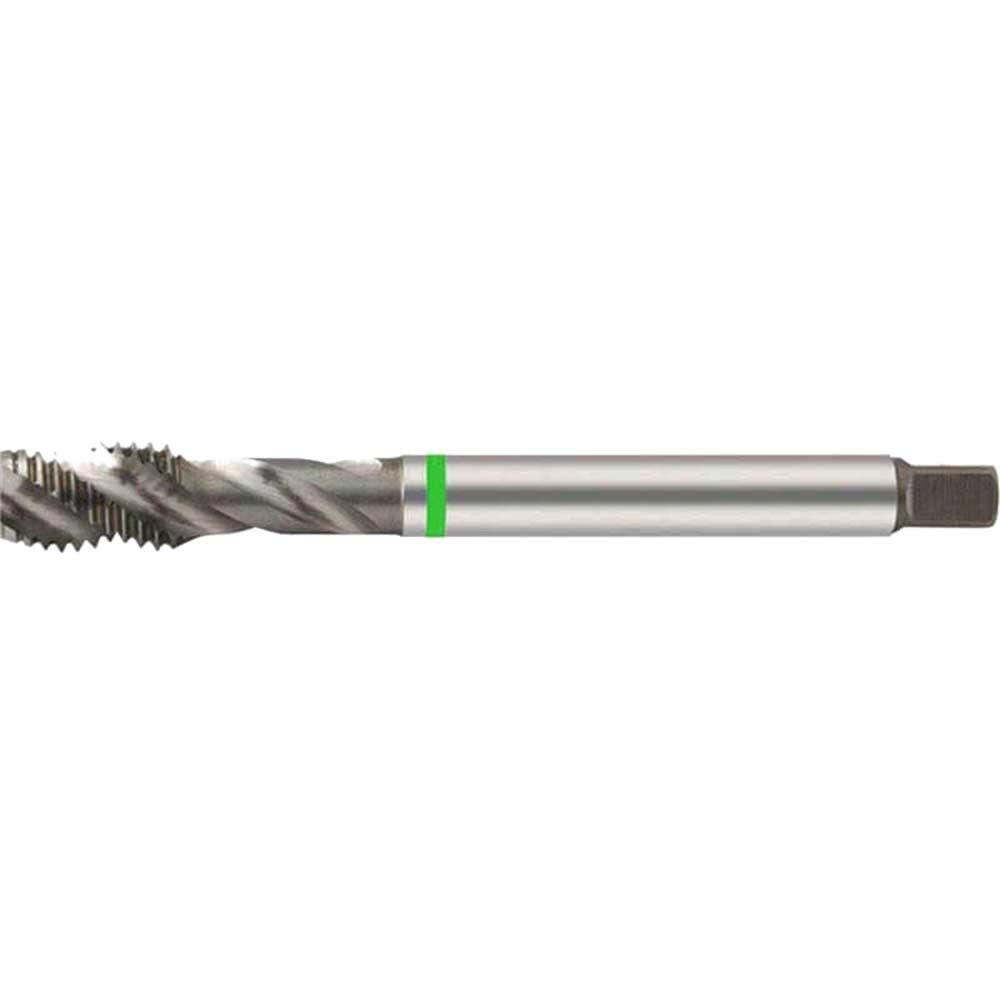 Sirius HSS-E Tin Green Ring Machine Tap Spiral Flute