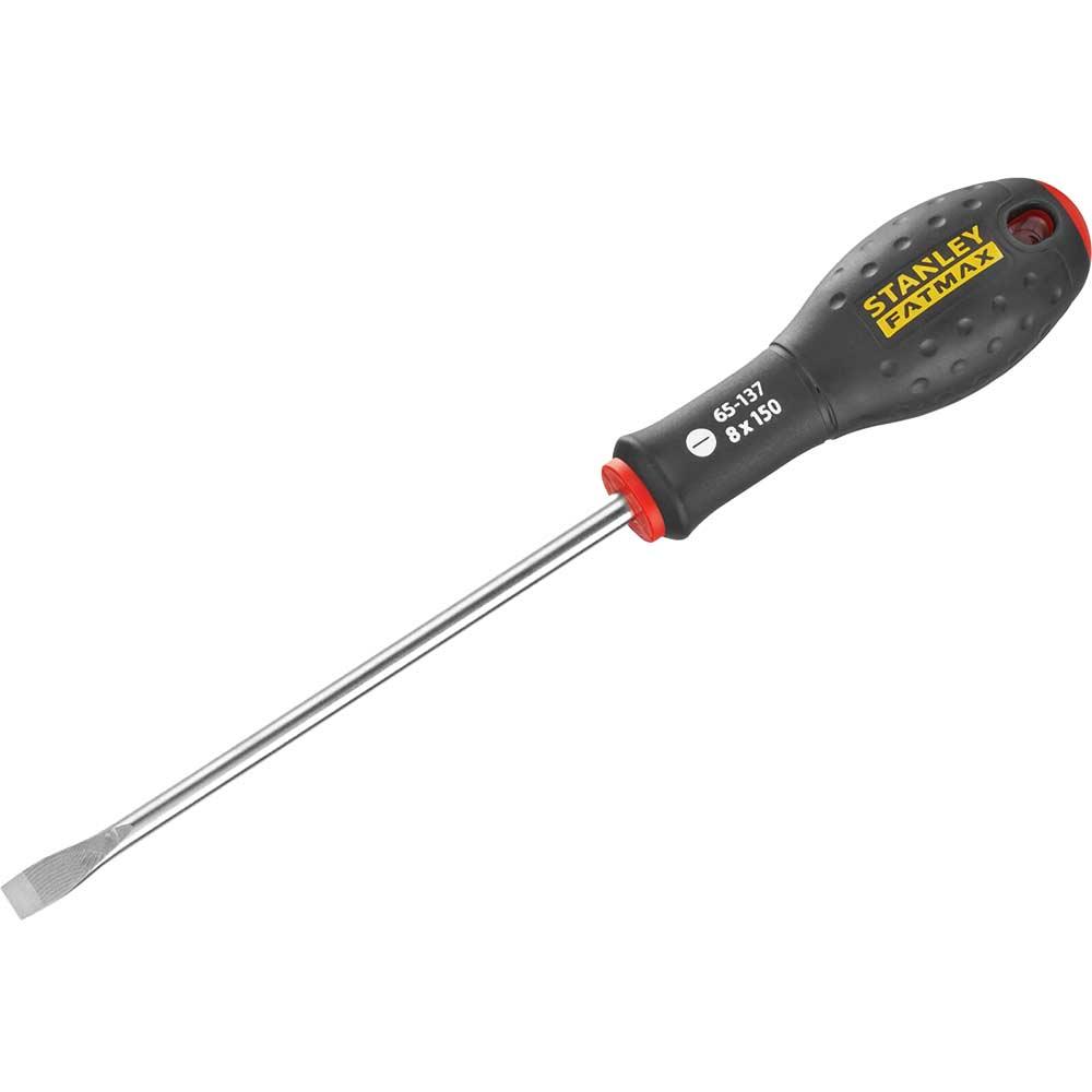 Stanley FatMax Flared Slotted Screwdriver 8mm 150mm