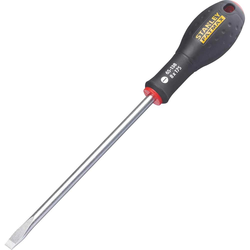 Stanley FatMax Flared Slotted Screwdriver 8mm 175mm