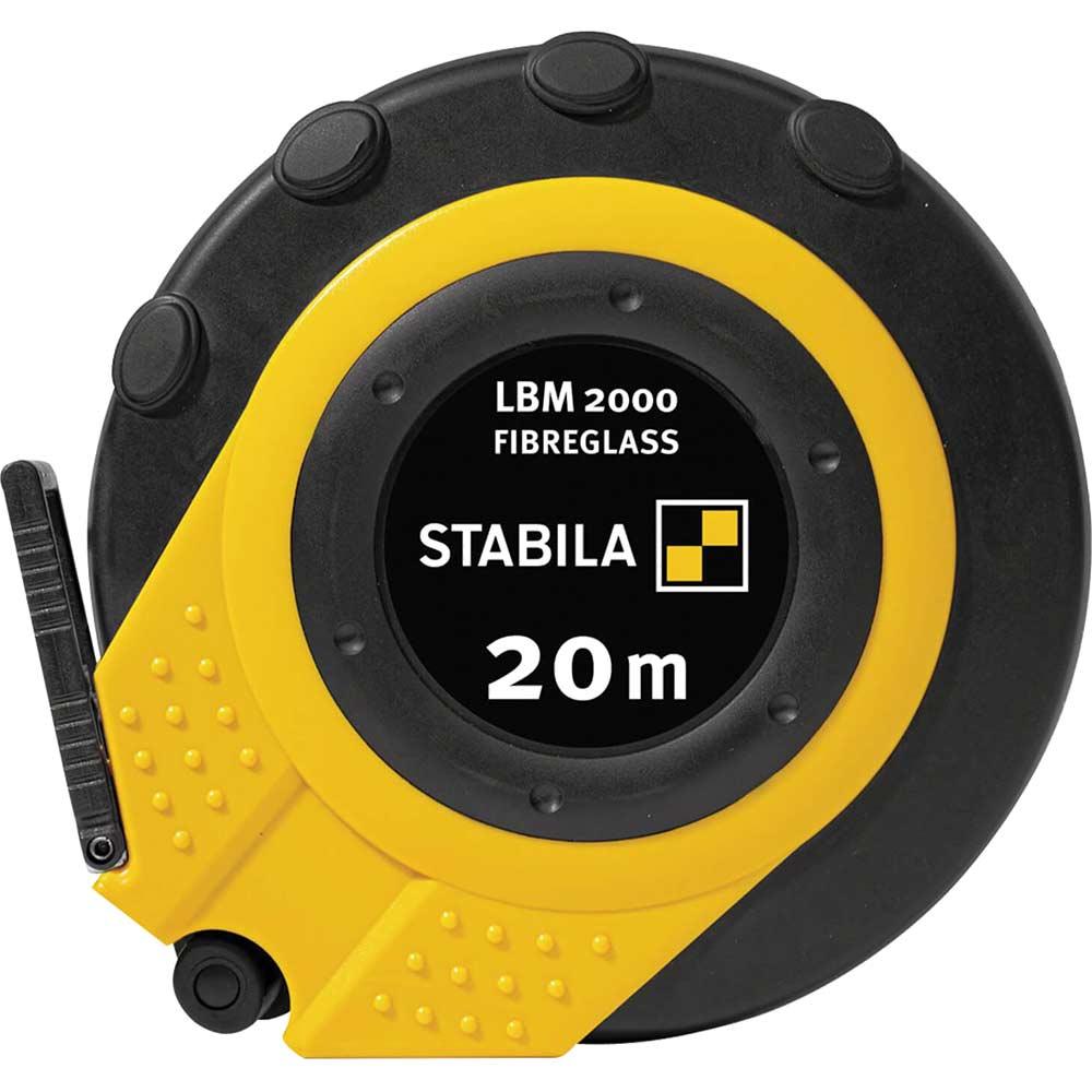Stabila LBM 2000 Closed Fibreglass Tape Measure Metric 20m 13mm