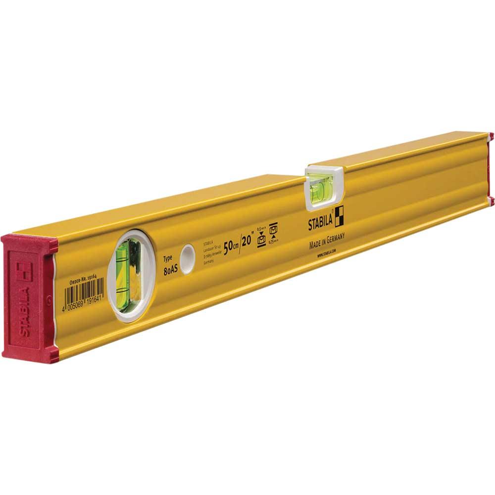 Stabila 80 AS 2 Vial Spirit Level 20" / 50cm