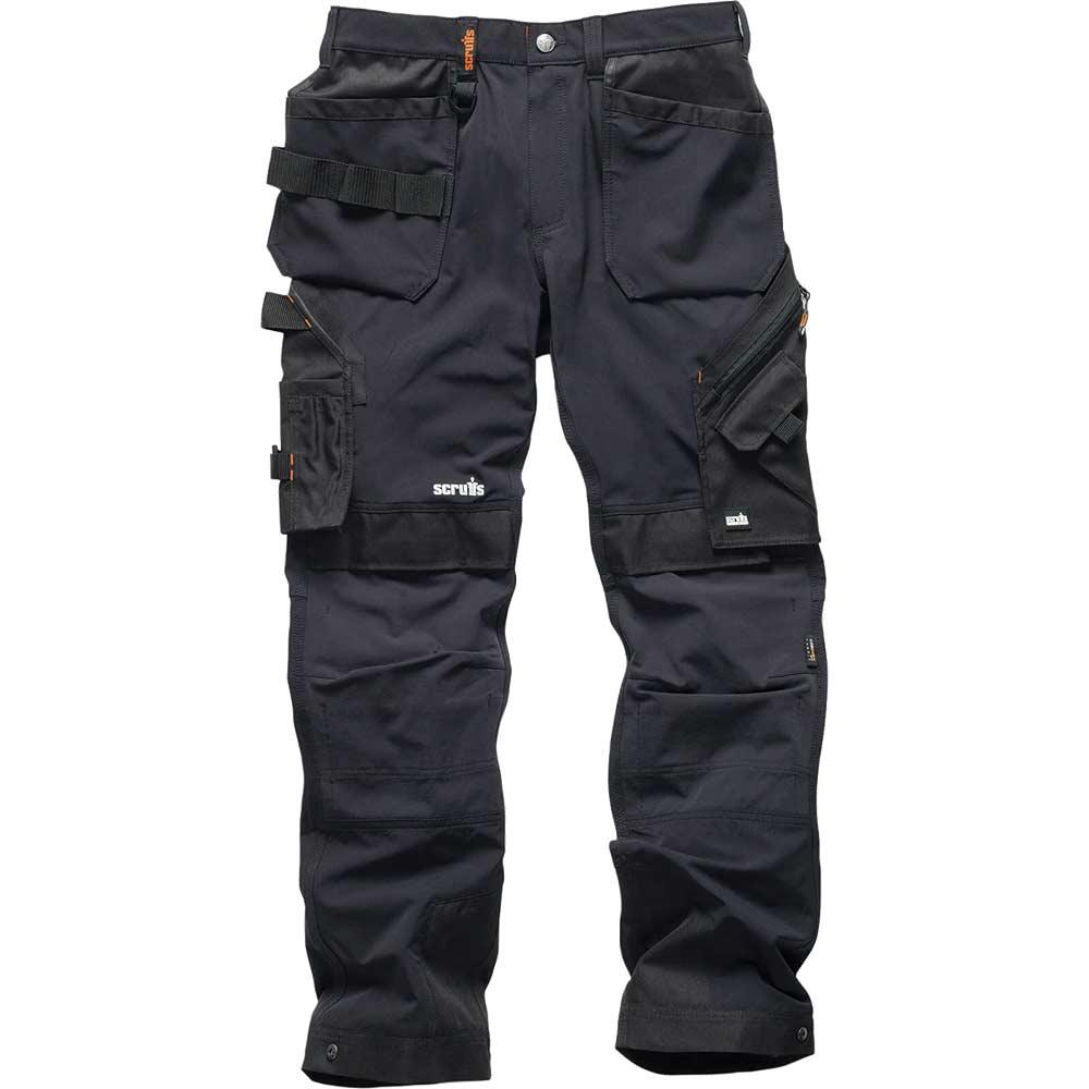 Scruffs Pro Flex Plus Holster Trouser Black 34" 32"