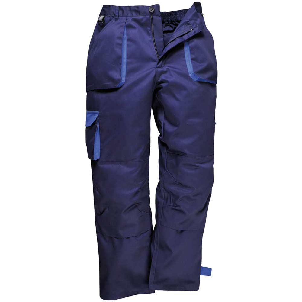 Portwest TX16 Contrast Lined Trousers Navy M