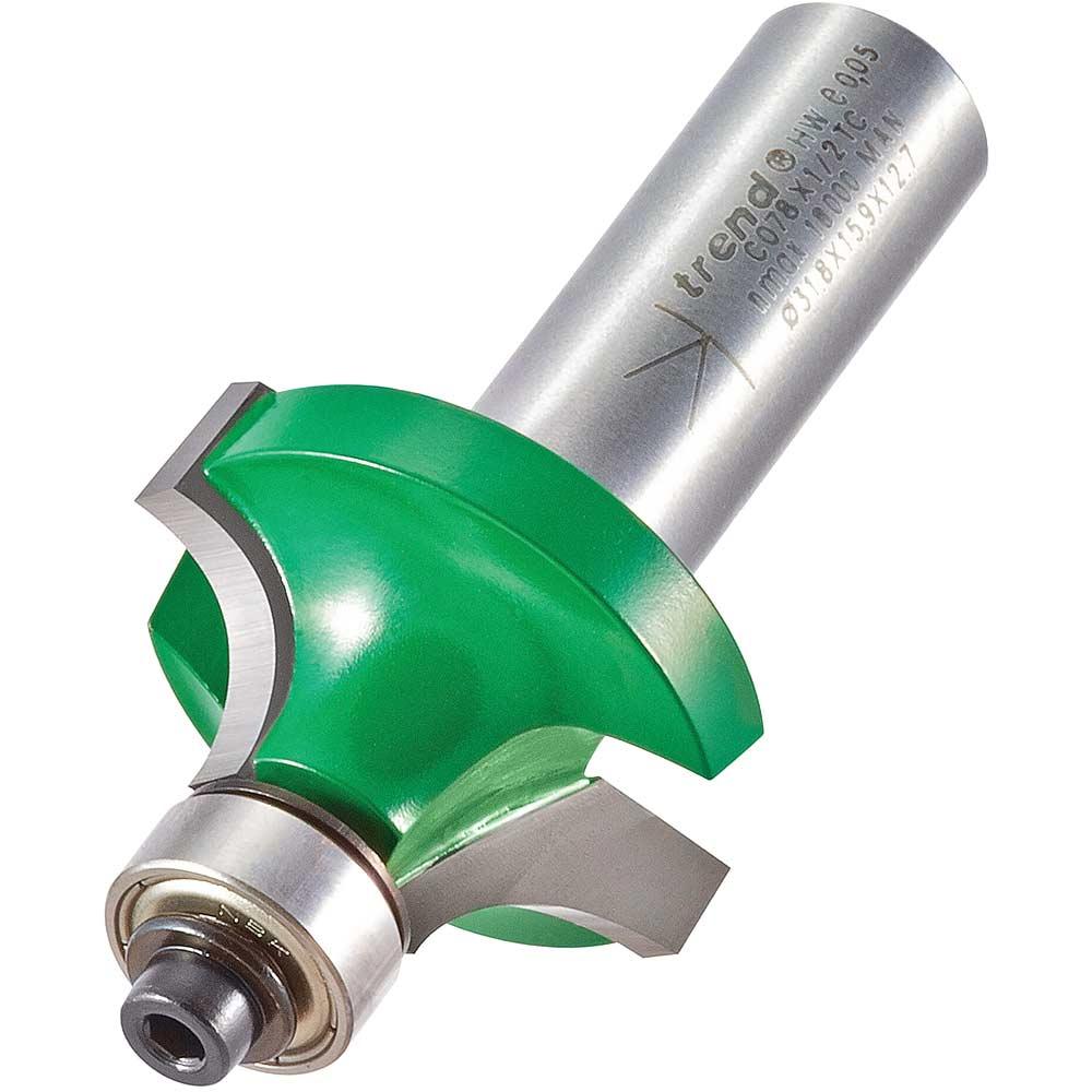 Trend CRAFTPRO Round Over and Ovolo Router Cutter 31.7mm 15.9MM 1/2"