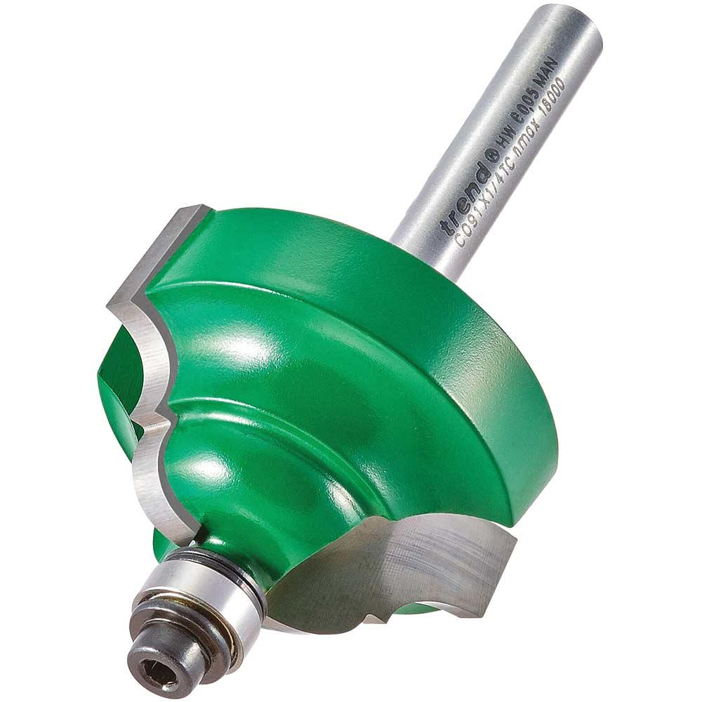 Trend CRAFTPRO Bearing Guided Classic Ogee Router Cutter