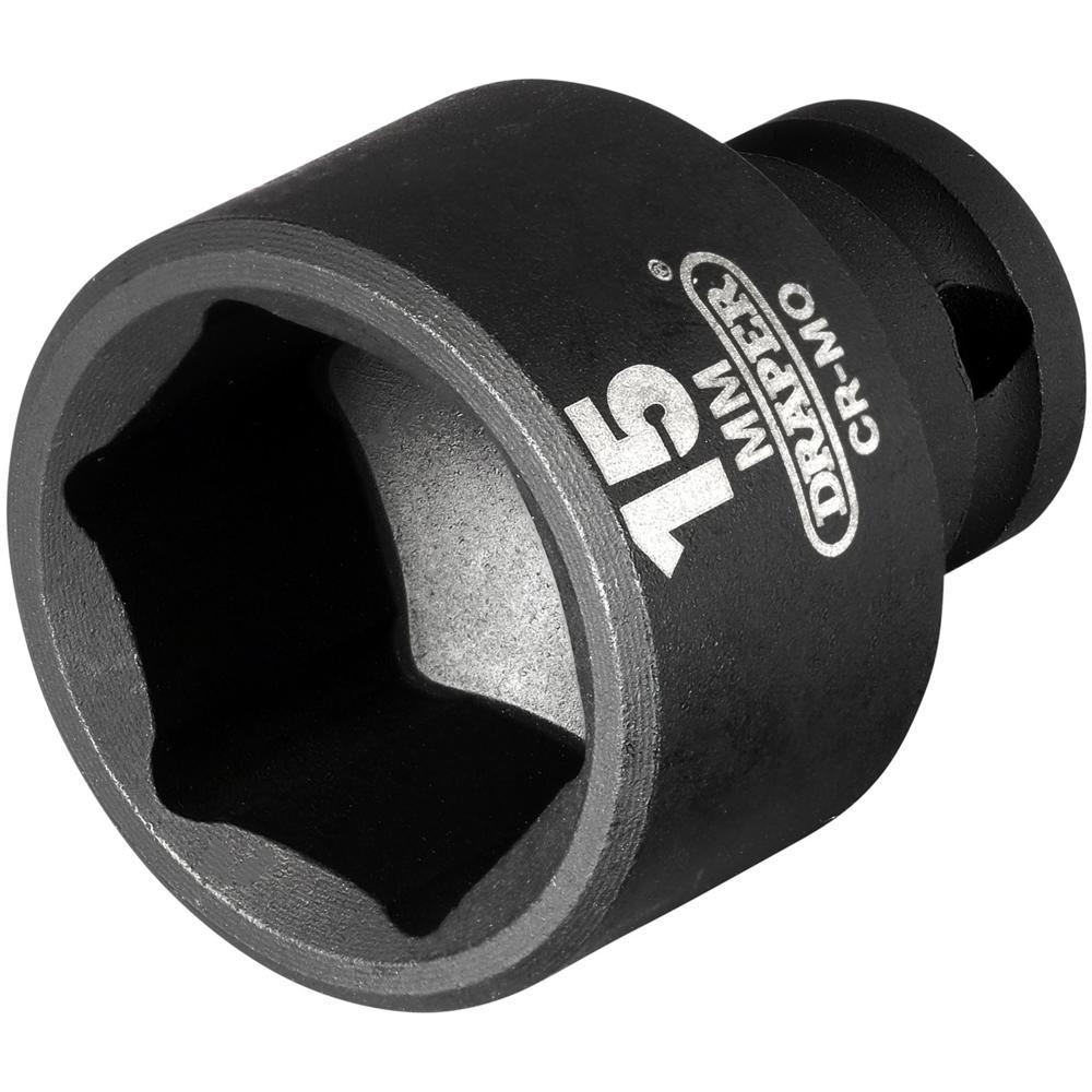Draper Expert 1/4" Drive Hi Torq Hexagon Impact Socket Metric 1/4" 15mm