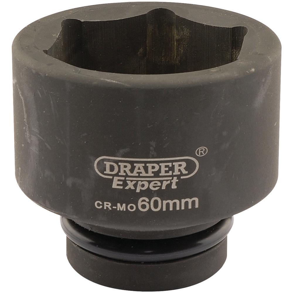 Draper Expert 1" Drive Hexagon Impact Socket Metric 1" 60mm