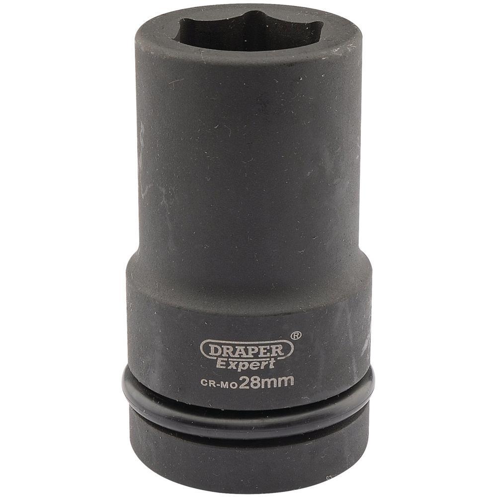 Draper Expert 1" Drive Deep Hexagon Impact Socket Metric 1" 28mm