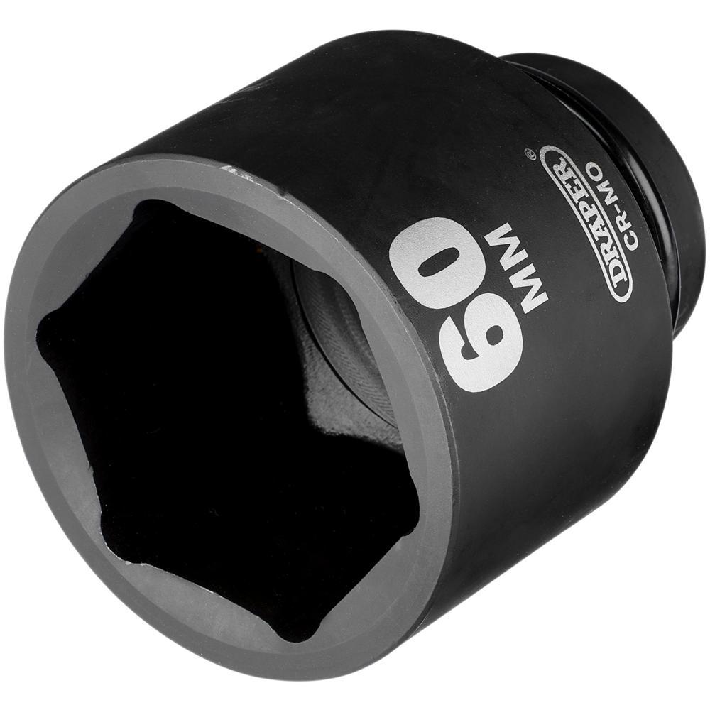 Draper Expert 1" Drive Deep Hexagon Impact Socket Metric 1" 60mm