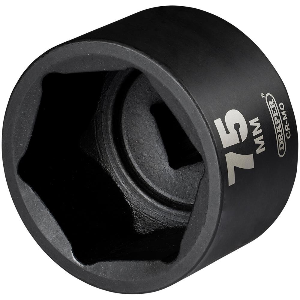 Draper Hi Torq 1" Drive Hexagon Impact Socket 1" 75mm