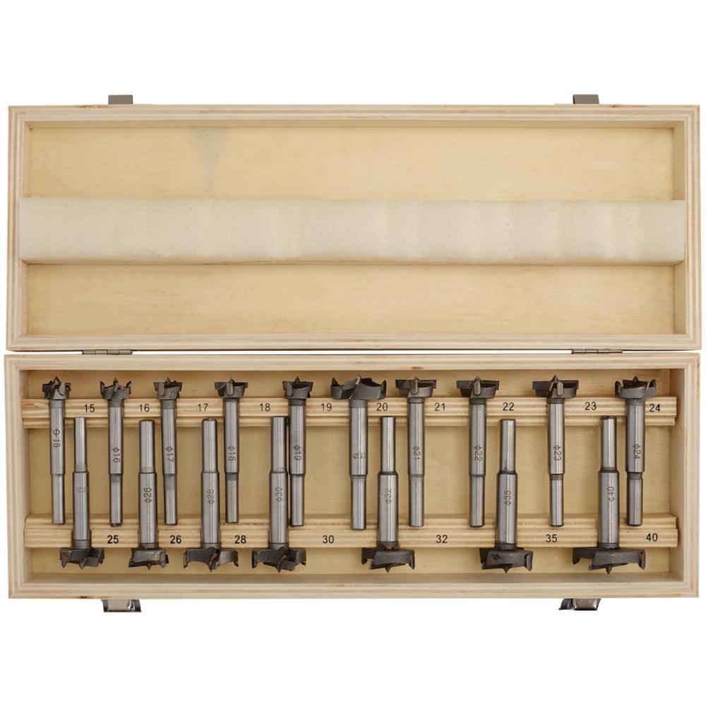 Draper 17 Piece Forstner Drill Bit Set