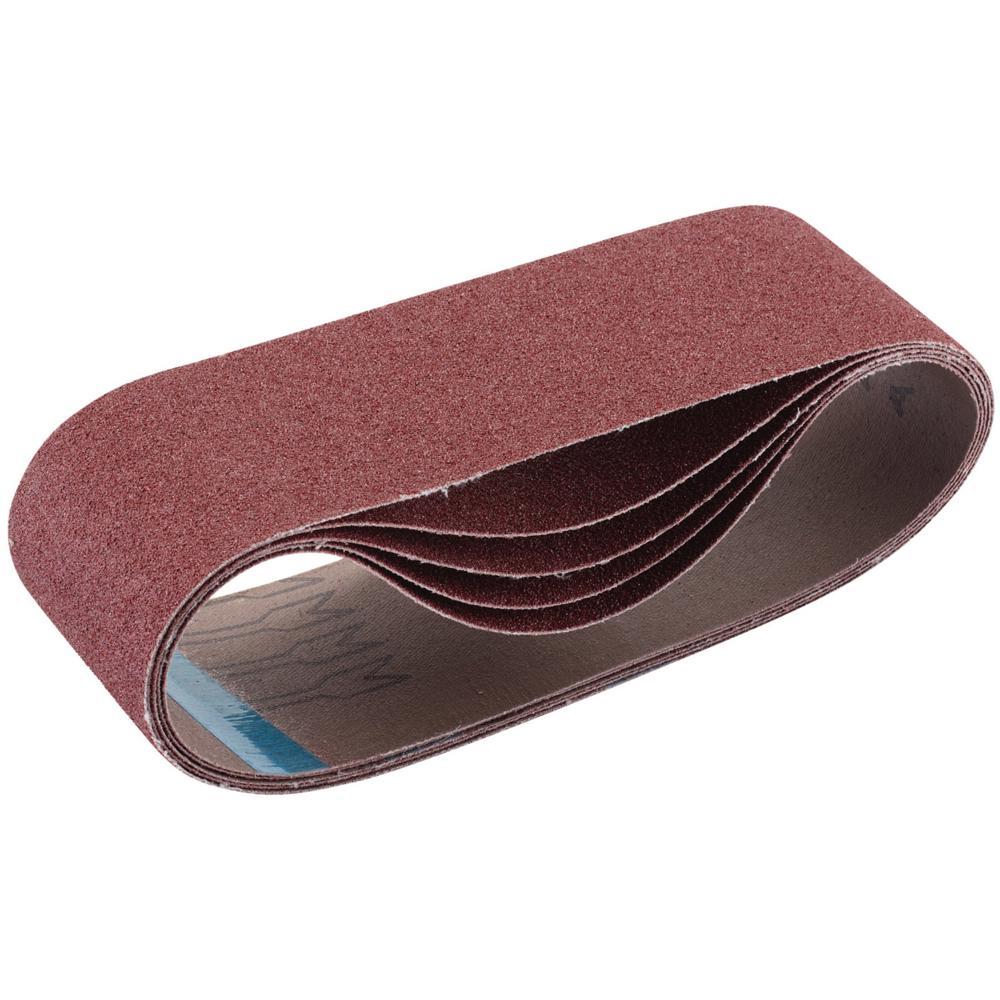 Draper Cloth Sanding Belts 75 x 533mm 75mm x 533mm 80g Pack of 5