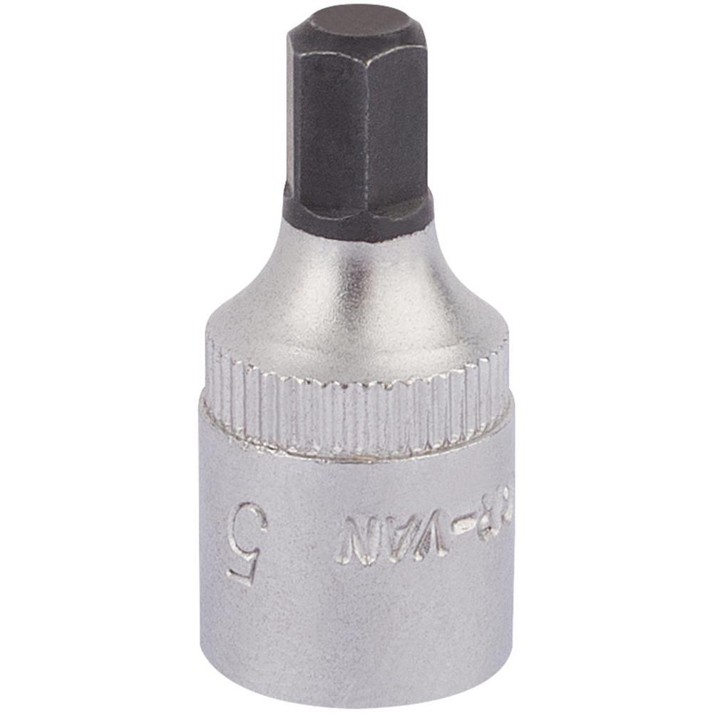 Elora 1/4" Drive Hexagon Socket Bit Metric 1/4" 5mm