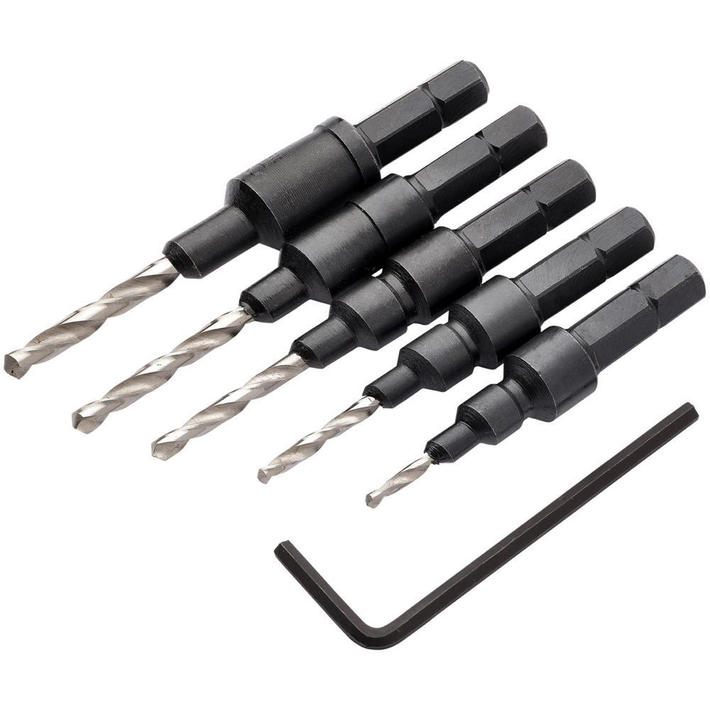 Draper 5 Piece Countersinking Drill Bit Set