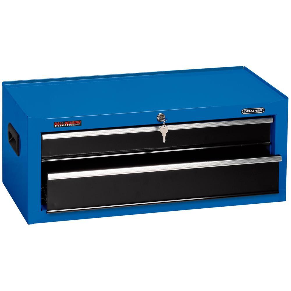 Draper 2 Drawer Tool Chest Blue / Black
