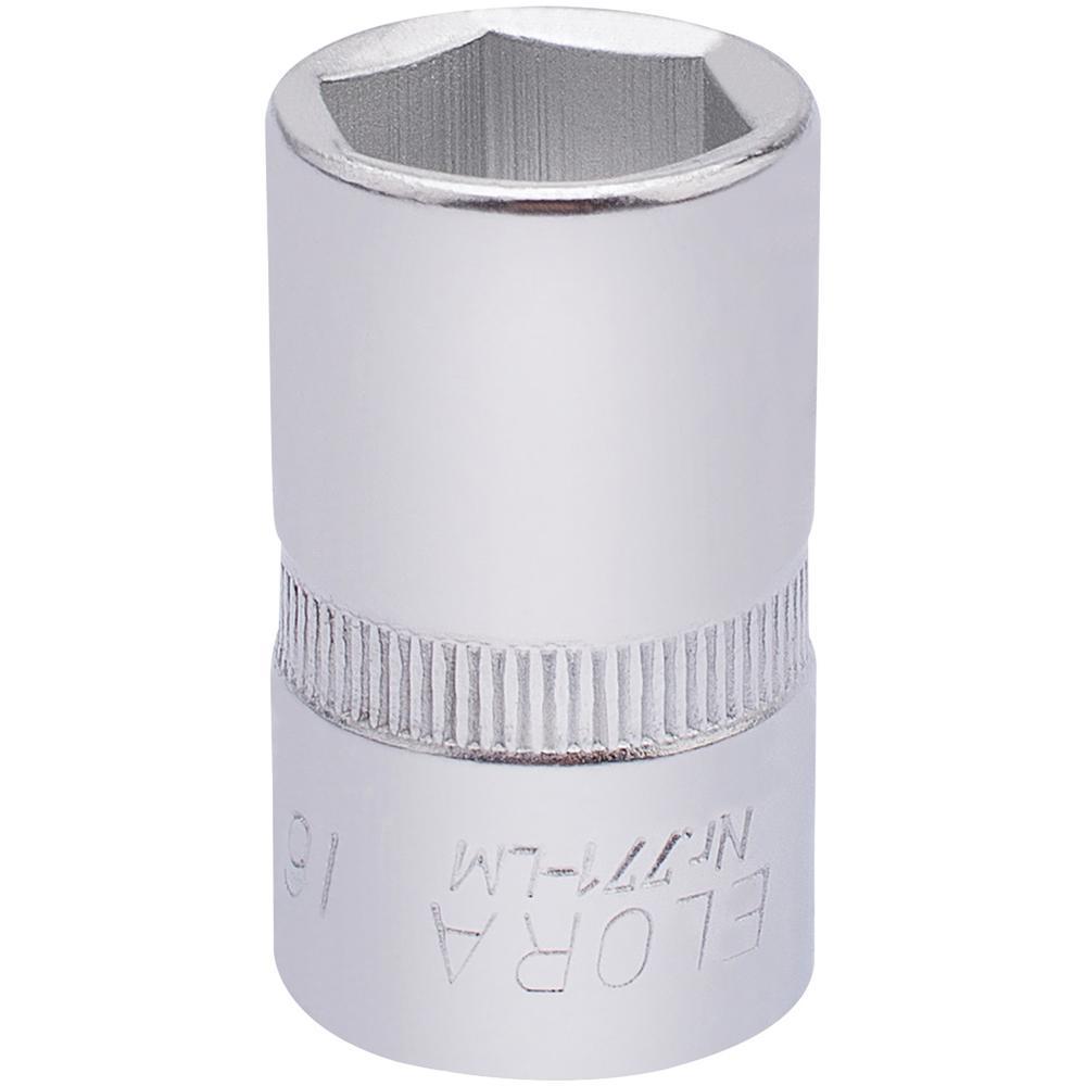 Elora 1/2" Drive Hexagon Socket Metric 1/2" 16mm