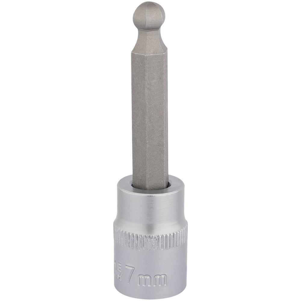 Draper Expert 3/8" Drive Hexagon Ball End Socket Bit Metric 3/8" 7mm