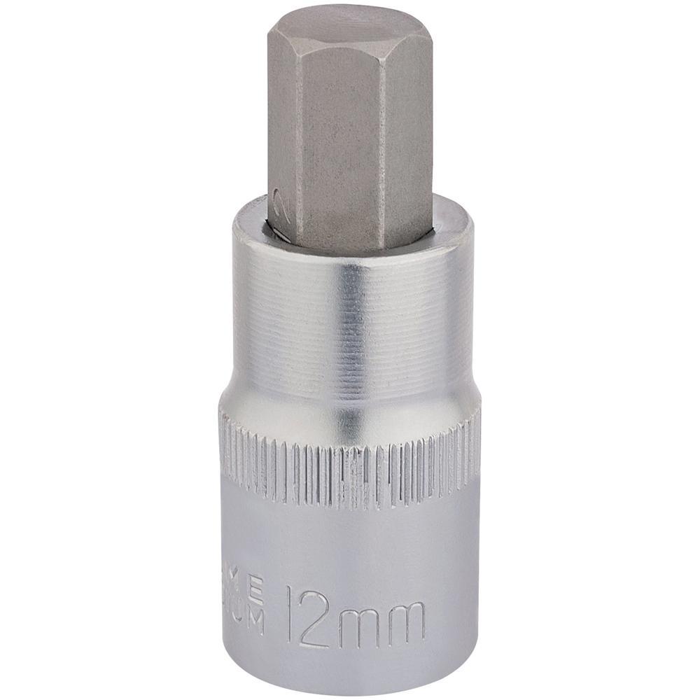Draper Expert 1/2" Drive Hexagon Socket Bit Metric 1/2" 12mm