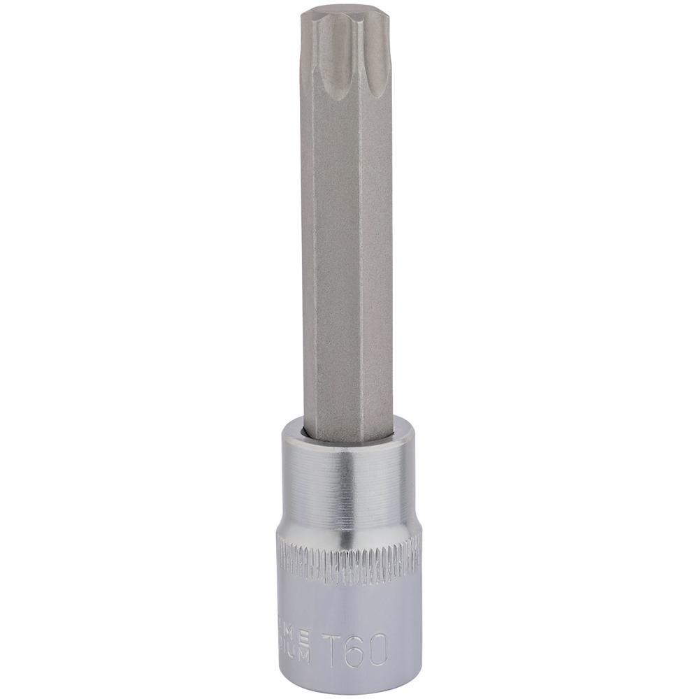 Draper 1/2" Drive 100mm Long Torx Socket Bit 1/2" T60