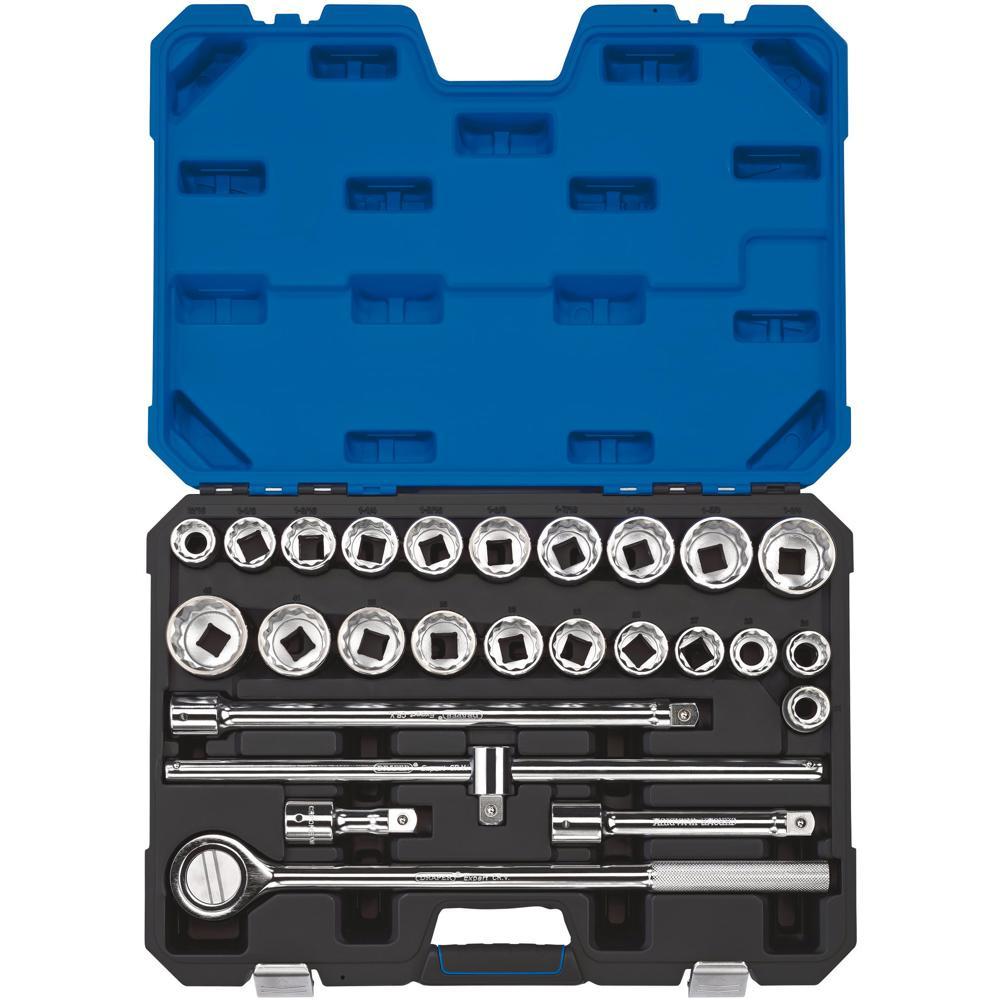 Draper Expert 26 Piece 3/4" Drive Bi Hex Socket Set Metric and Imperial 3/4"
