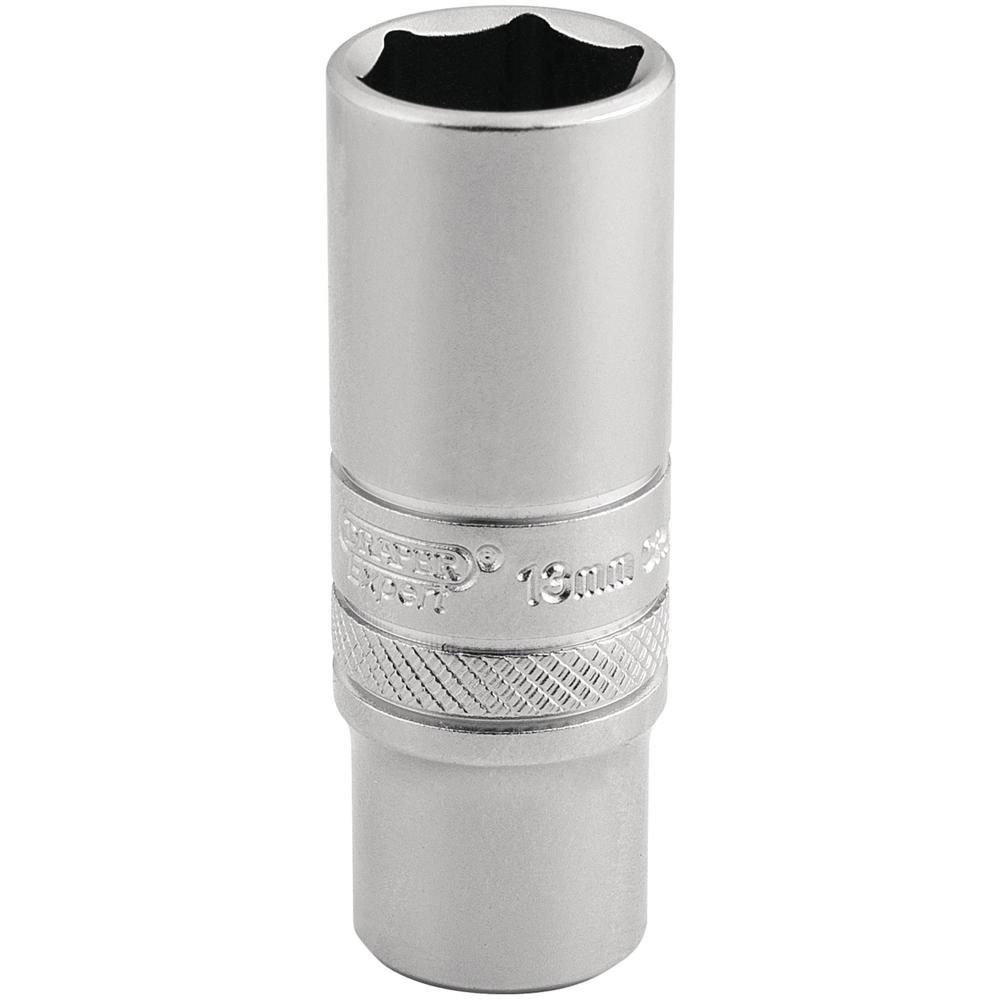 Draper 1/4" Drive Polished Finish Deep Hexagon Socket Metric 1/4" 13mm