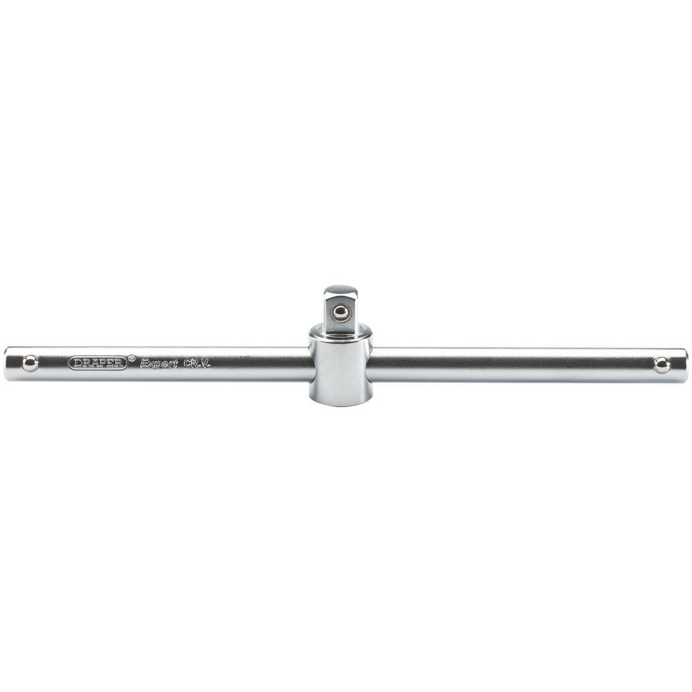 Draper 1/2" Drive Satin Chrome Sliding T Bar 1/2"