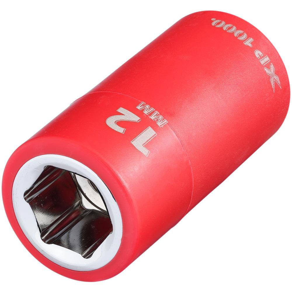 Draper XP1000 3/8" Drive VDE Insulated Hexagon Socket 3/8" 12mm