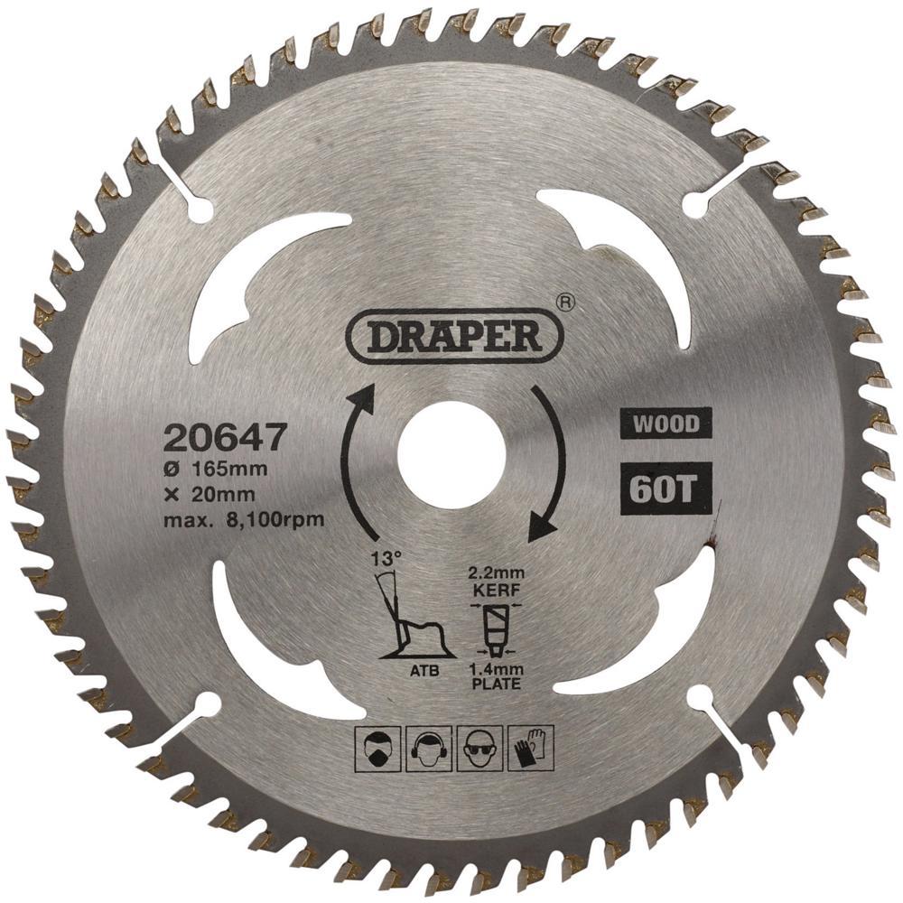 Draper TCT Wood Cutting Circular Saw Blade