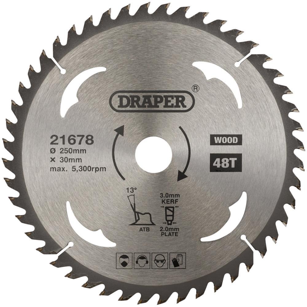 Draper TCT Wood Cutting Circular Saw Blade