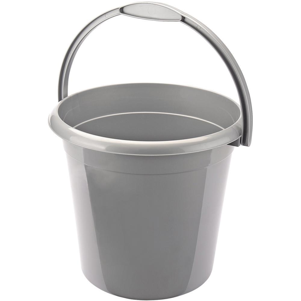 Draper Plastic Bucket 9l Grey