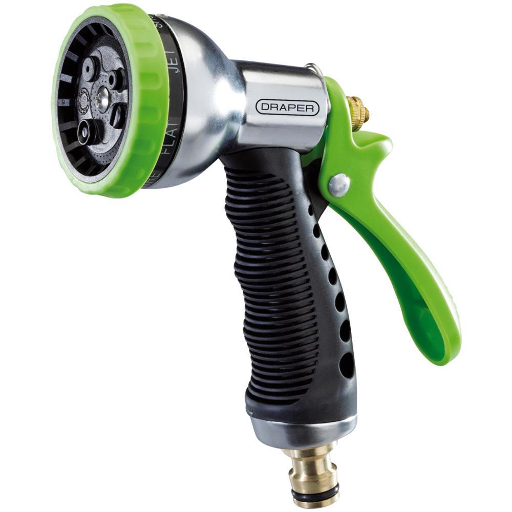Draper 7 Pattern Aluminium Garden Watering Spray Gun