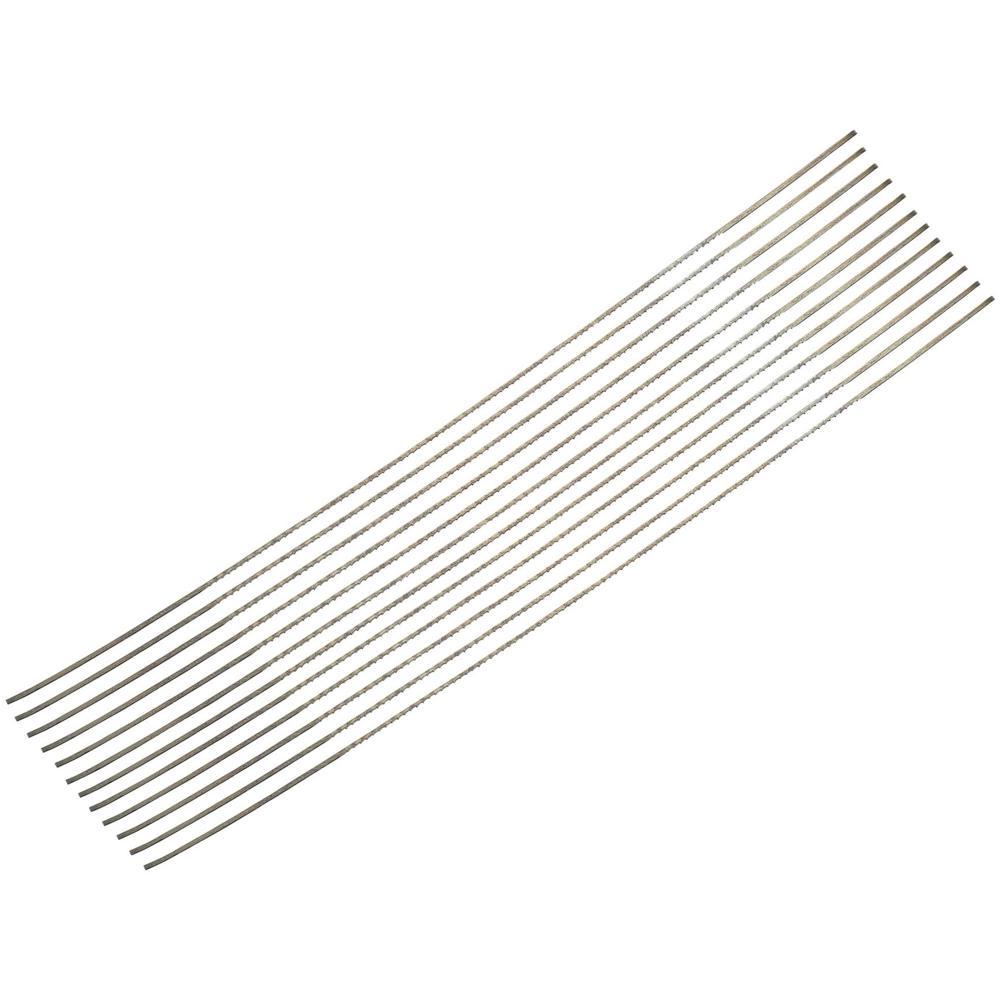 Draper Plain End Fretsaw Blades 5" / 125mm 23tpi Pack of 12