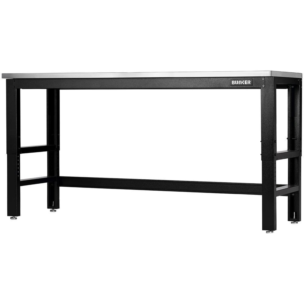 Bunker Stainless Steel Worktop Workbench 1.8m