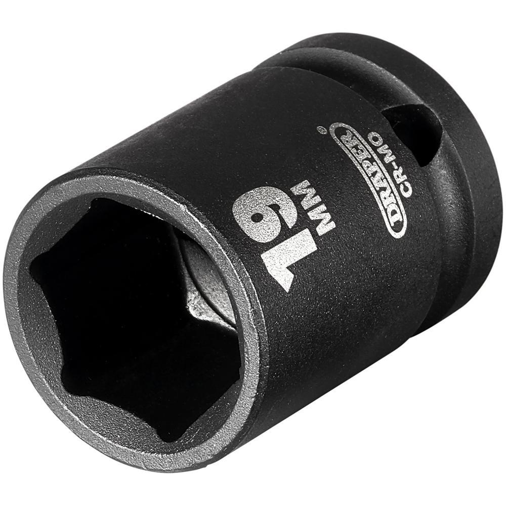 Draper Expert 1/2" Drive Hi Torq Hexagon Impact Socket Metric 1/2" 19mm