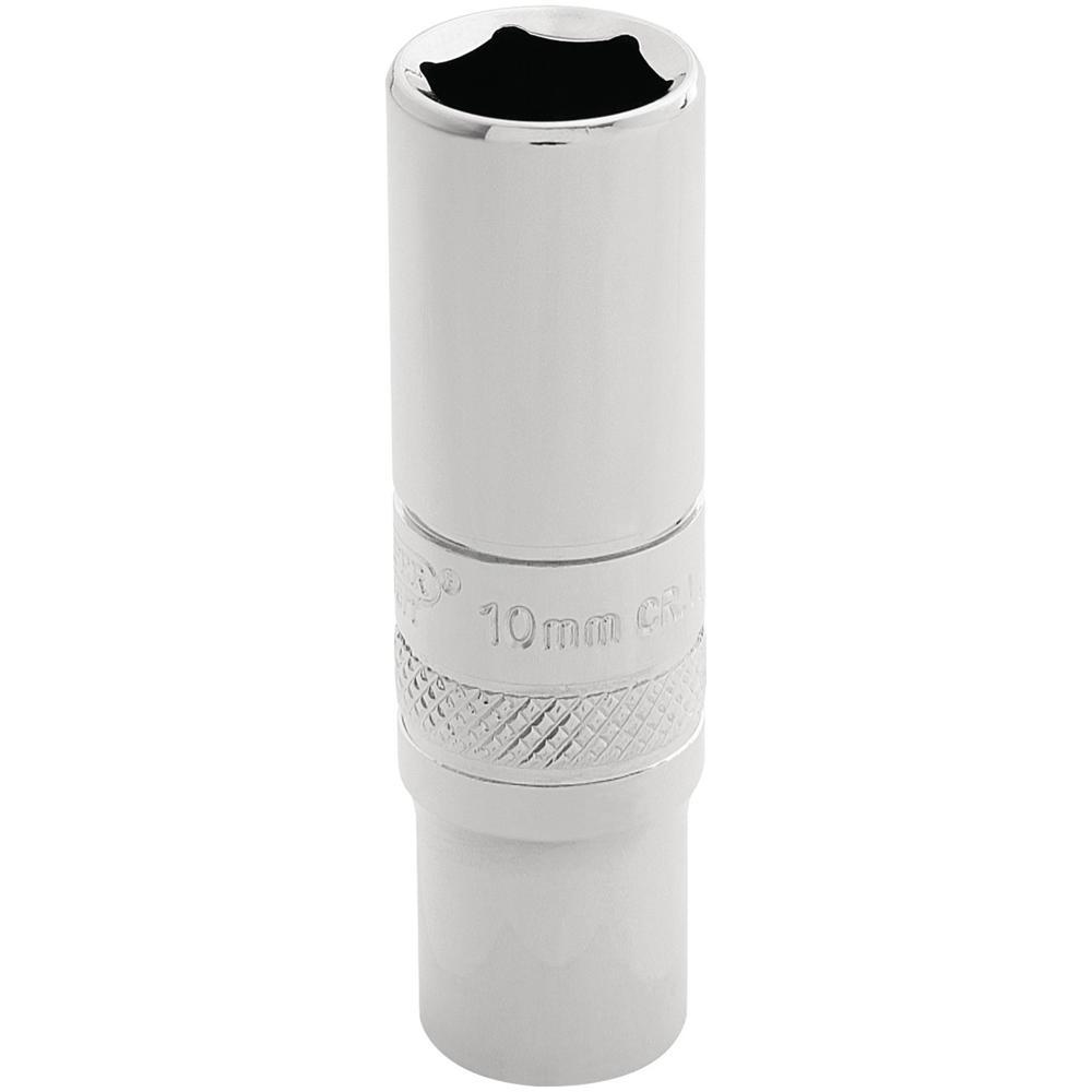 Draper 1/4" Drive Polished Finish Hi Torq Deep Hexagon Socket Metric 1/4" 10mm