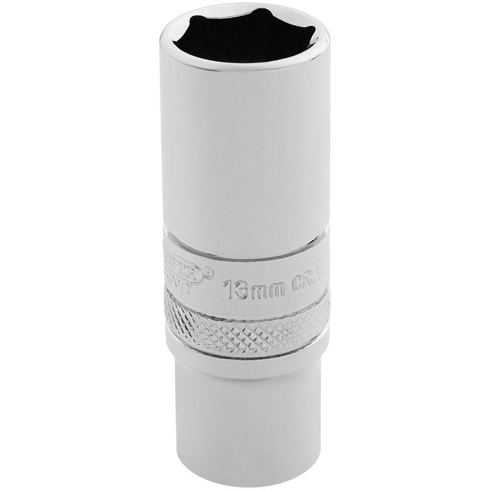 Draper 1/4" Drive Polished Finish Hi Torq Deep Hexagon Socket Metric
