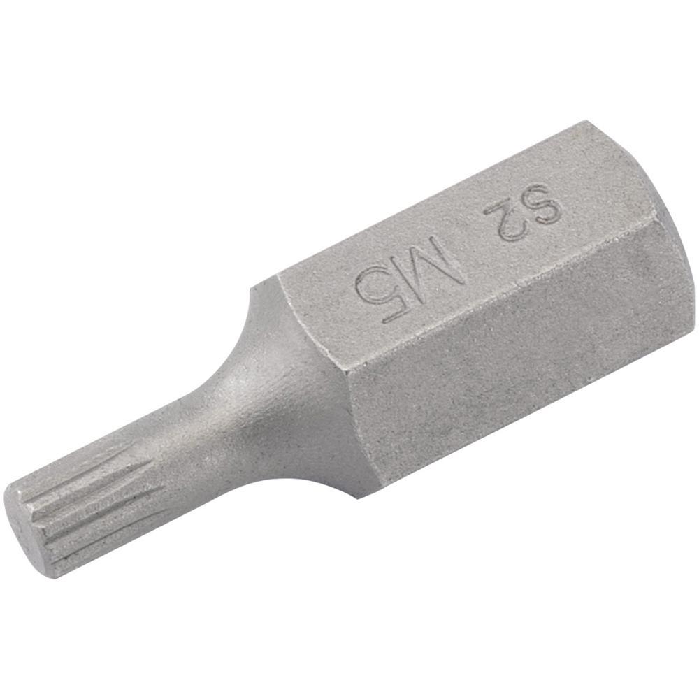 Draper Expert XZN Spline 10mm Shank Insert Bits M5 30mm Pack of 1