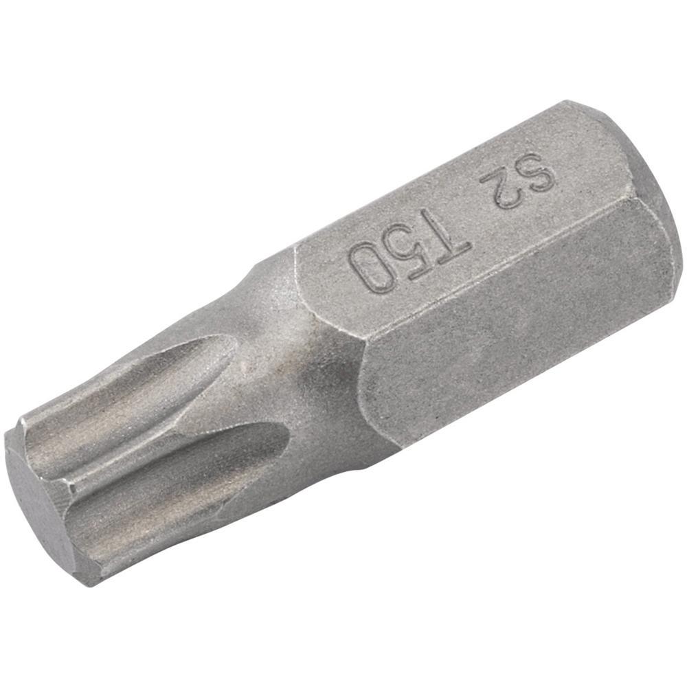 Draper Expert Torx 10mm Shank Hexagon Insert Bits T50 30mm Pack of 1