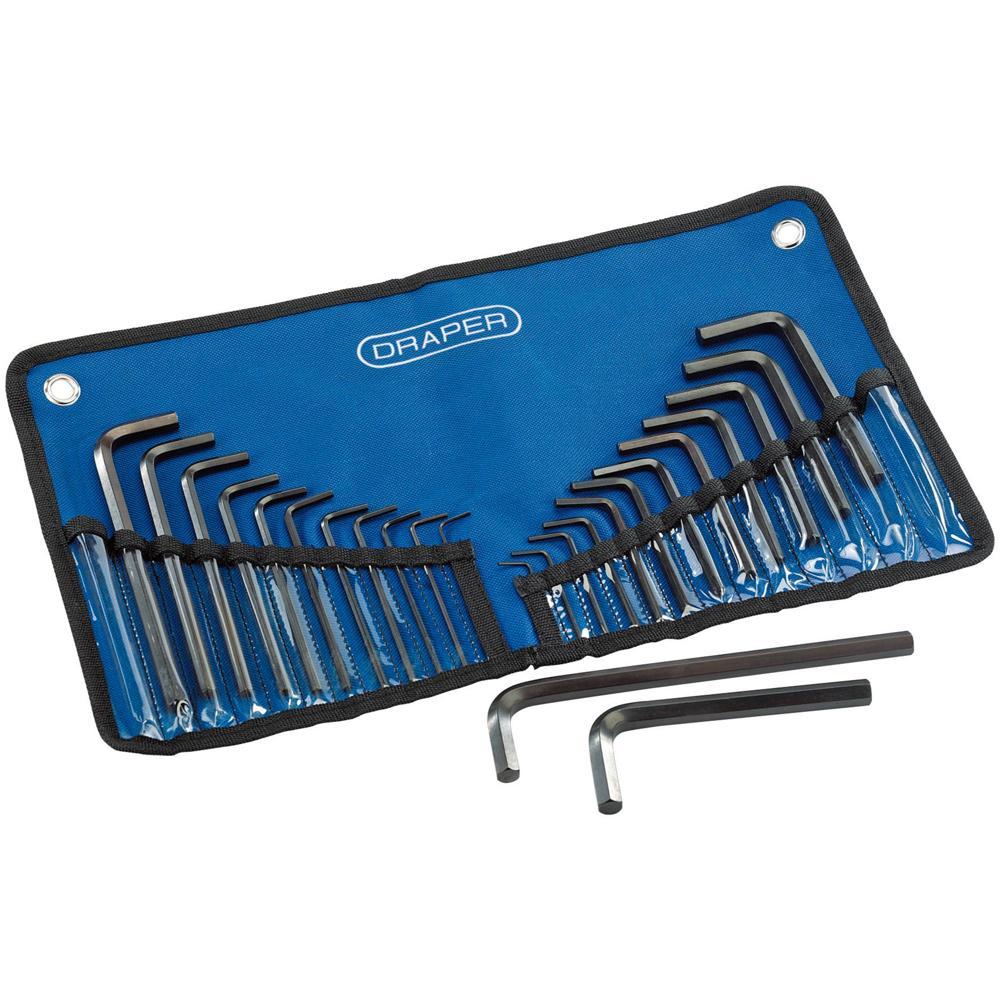 Draper 25 Piece Hexagon Allen Key Set Metric and Imperial